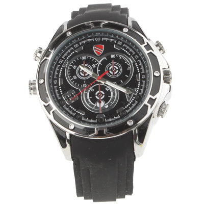 Full HD 1080P IR Night Vision Watch DVR Camera with Voice Control / Video Recording / Photo taking / PC Camera / Waterproof Function(Black)