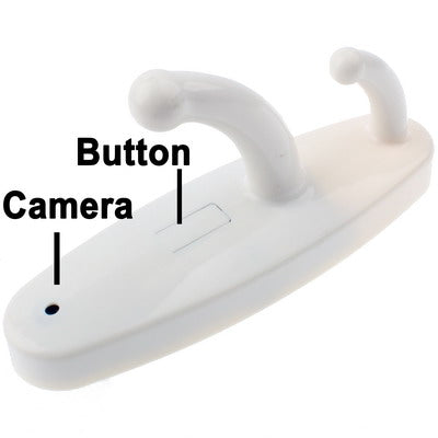 J018 White , 720x480 Clothes Hook Camera Mini DV Digital Video Camera With Motion Detection(White)