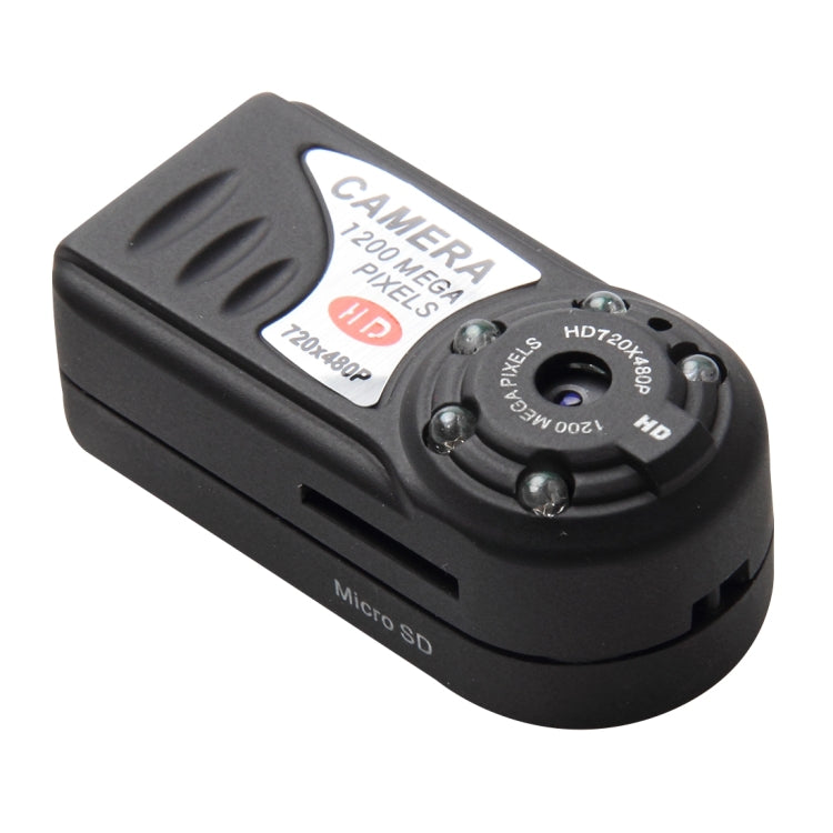 720*480P Mini Metal Thumb DV Camcorder Sport Camera with Night Vision & TF Card Slot & 5 LED, Built in Microphone(Black)