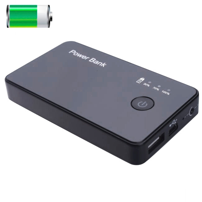3000mah Mobile Power Camera HD 720P 5.0 Mega Power Bank Mini DVR, Recording Resolution: 1280 x 720 Pixels, Support TF Card, SP-007S(Black)