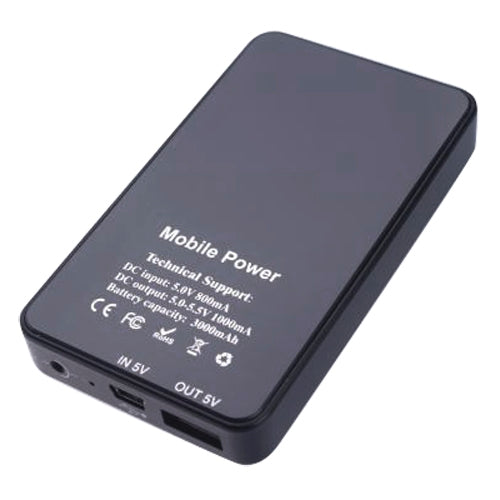3000mah Mobile Power Camera HD 720P 5.0 Mega Power Bank Mini DVR, Recording Resolution: 1280 x 720 Pixels, Support TF Card, SP-007S(Black)