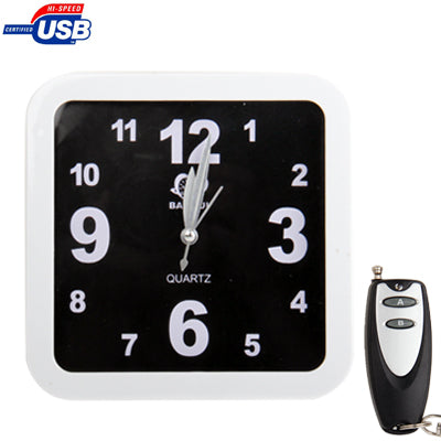 1280x960 Clock DVR with Motion Detect / PC Camera / Video Record Function(White)