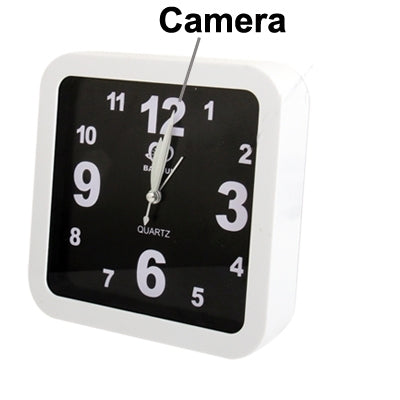 1280x960 Clock DVR with Motion Detect / PC Camera / Video Record Function(White)