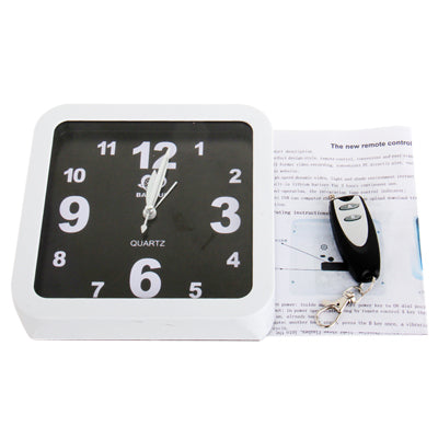 1280x960 Clock DVR with Motion Detect / PC Camera / Video Record Function(White)