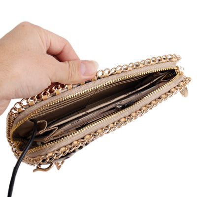 Leopard Leather Wallet Style DVR with Motion Detect / PC Camera / Video Record Function / Remote Control