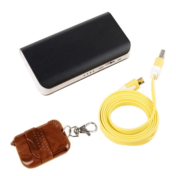 2400mah Mobile Power Camera HD 1080P Power Bank Mini DVR, Recording Resolution: 1920 x 1080 Pixels, Support TF Card(Black)