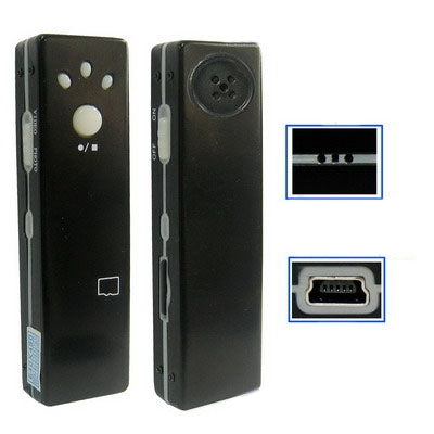 Chewing Gum Hidden DVR Pinhole Camera Camcorder (Button style Camera)(Black)