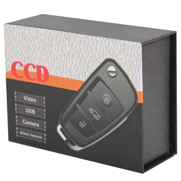 CCD S820 HD 1280x1024 pixel Car Key Mini Camera with Night Vision, Support Photo Taking / Video Recording / Motion Detection / TF Card(Black)