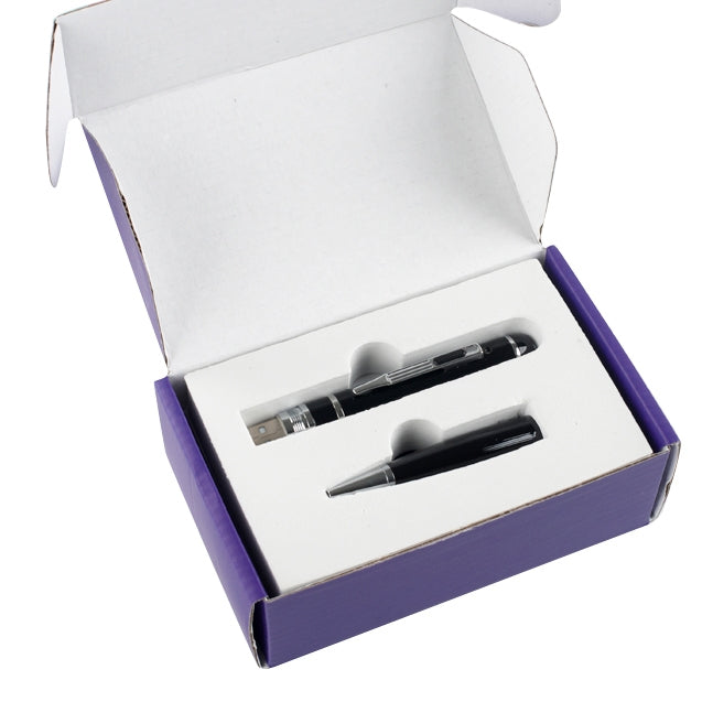 8GB H.264 HD 1920x1080 / 30fps, 1280*720P/ 60fps, USB 2.0 Mini DV Pen with Video Recording / Photo Shooting / Sound Recording Function, Support TF Card up to 32GB