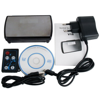 720P H.264 Multi Function Clock DVR Clock Camera Mini DVR with Remote, Alarm Clock / Date Display / Motion detection / Take Photo / Video Recording Function, Support TF Card  Max 32GB(Black)