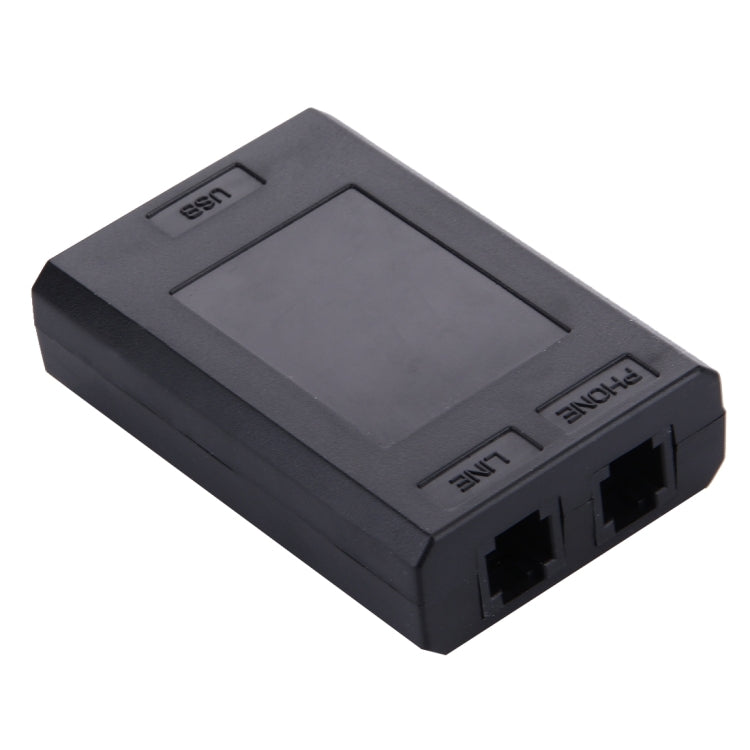 Mini PC USB VoIP Telephone Call Recorder Vonage Cable Digital Phone Voice Activated(Black)