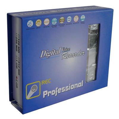 Telephone , External Microphone and other Digital Voice Recorder, Built-in 2GB Memory