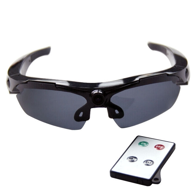 HD 720P Sports Sunglass 5.0 Megapixel  Camera, 170 Degree Wide Angle HD Lens(Black)