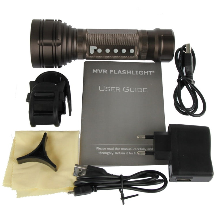 Flashlight DVR with Motion Detection Auto Recording / Photo Shooting / Sound Recording / Emergency Alarm / PC-camera Function, Support TF Card(Black)