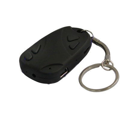 Car Keys Micro camera, 2 in 1(Video recording and Photographs), Support TF Card, Image format: 720*480(Black)