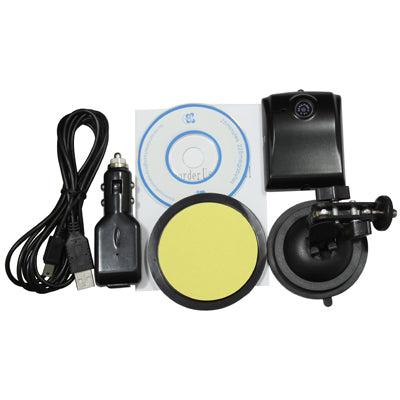 1.4 inch Screen 720P HD Mini Car DVR Camera, Support TF Card, Built-in Rechargeable Battery(Black)