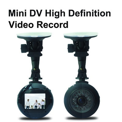 2.0 inch TFT Screen Mini DV High Definition Video Record, 24 infrared light, digital zoom, wide-angle lens, Visual Angel: 140 degree, Support Loop recording(Black)