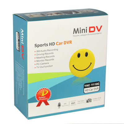 Mini DV Smile Sports HD Car DVR Video Camera