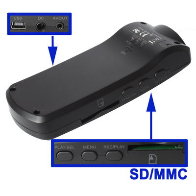 5M Pixels Car Black Box with Motion Detection, High Resolution: 1280x720/30fps(Black)