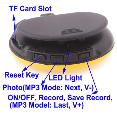 Smile Sports Mini DV HD Car DVR Video Camera with MP3 function