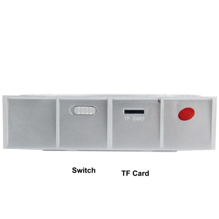 720P Multi-function Clock IR Camera DVR Photograph with Remote-Control(Silver)