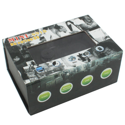 Mini S918 HD Button DV Video Recorder Camera, with Vibration function and TF Card Slot, Product Size: 60x23x17mm(Black)