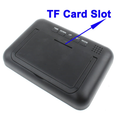 Clock DV Security  Camera DVR Motion Detector with Remote-Control , Support TF Card