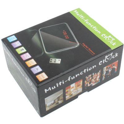 Clock DV Security  Camera DVR Motion Detector with Remote-Control , Support TF Card