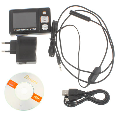 Pipeline DV Video Recorder Camera + MP4 MP5 Player, Built in 2GB memory(Black)