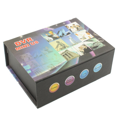 Driver Camera Mini DV U8 USB Disk DVR Motion Detection with TF Card Slot(Black)