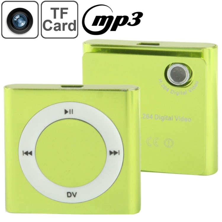 DV05 Mini DVR Music Player, MP3 Player + H.264 Digital Video, 0.3 Mega Pixels Camera, Support TF Card