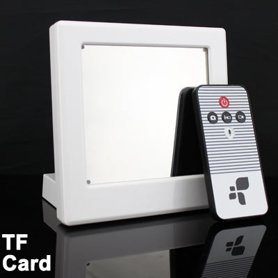 Home Security MiniF8 with U disk storage / Motion detection / Camera / A Separate Recording / Automatic Cycle Camera Function, Support 32GB TF Card(White)