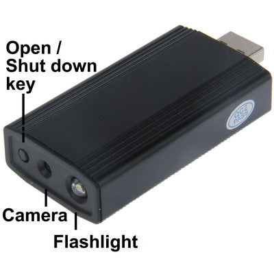 HD 1080P Camera Lighter / Mini Lighter DVR V18 with Highlighted Flashlight , Support TF card / USB 2.0 / Motion Detection / Separate Recording(Black)