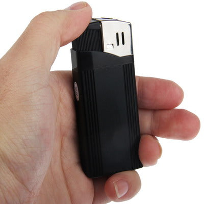 HD 1080P Camera Lighter / Mini Lighter DVR V18 with Highlighted Flashlight , Support TF card / USB 2.0 / Motion Detection / Separate Recording(Black)