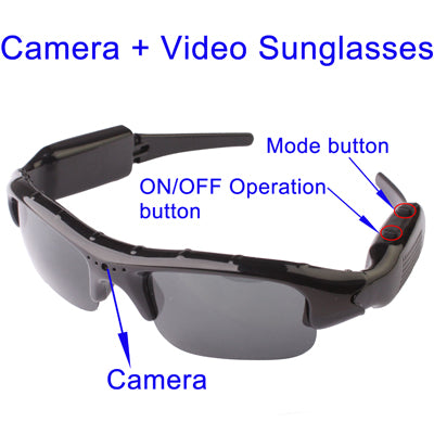 640x480/ 30fps Mini DV Sunglasses Camera Video recorder / Sport Eyewear Camera(Black)