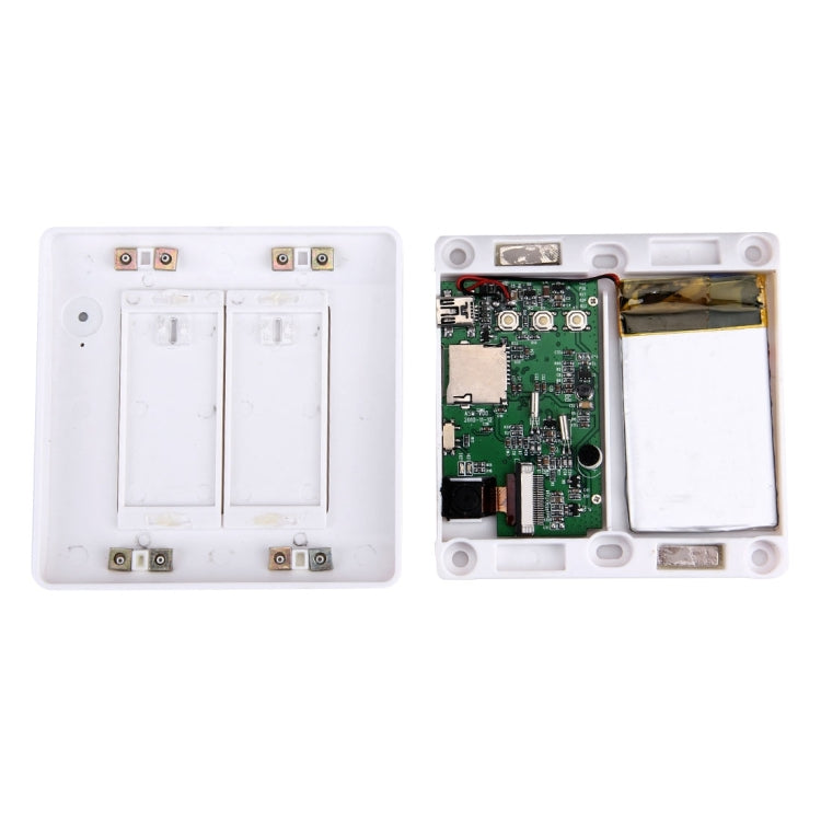 HD 640x480 / 30fps 608 Digital Video Security with Digital Video / Voice Control / Motion Detection Trigger Video Recording / Web Camera Function, Support TF Card(White)