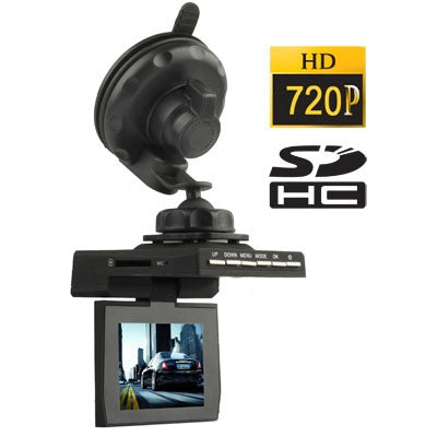 2.8 inch Screen High Definition Vehicle DVR, AVI Video format, Support SD Card, Mini HDMI Port, AV OUT, Loop Recording & Motion Detection function, Viewing Angle: 120 Degree(Black)