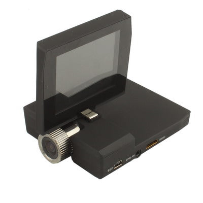 2.8 inch Screen High Definition Vehicle DVR, AVI Video format, Support SD Card, Mini HDMI Port, AV OUT, Loop Recording & Motion Detection function, Viewing Angle: 120 Degree(Black)