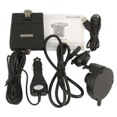 2.8 inch Screen High Definition Vehicle DVR, AVI Video format, Support SD Card, Mini HDMI Port, AV OUT, Loop Recording & Motion Detection function, Viewing Angle: 120 Degree(Black)