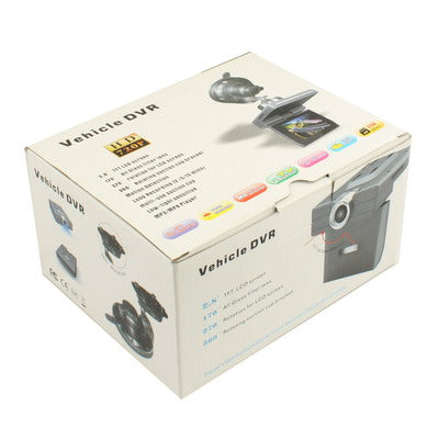 2.8 inch Screen High Definition Vehicle DVR, AVI Video format, Support SD Card, Mini HDMI Port, AV OUT, Loop Recording & Motion Detection function, Viewing Angle: 120 Degree(Black)