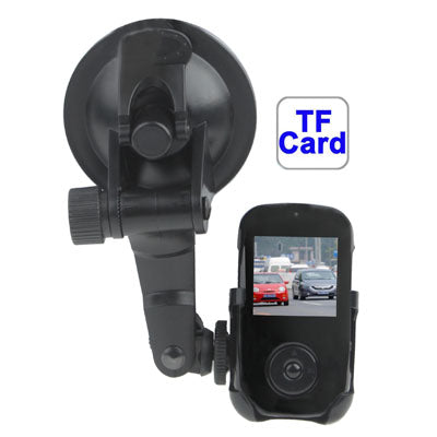 1.5 inch Screen Car Vehicle DVR, AVI Video format, Support TF Card, Loop Recording & Motion Detection function(Black)