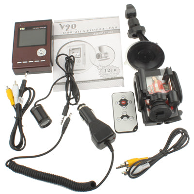 2.5 inch TFT Screen V90 Car DVR with Motion Detection function , Support 32GB SD Card