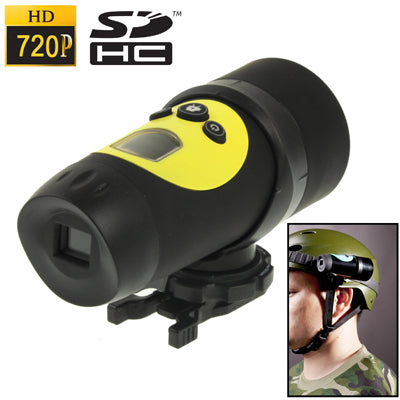 AT18A HD 720P Waterproof Sport Helmet Action Camera DVR, Support SD Card, AVI Video Format