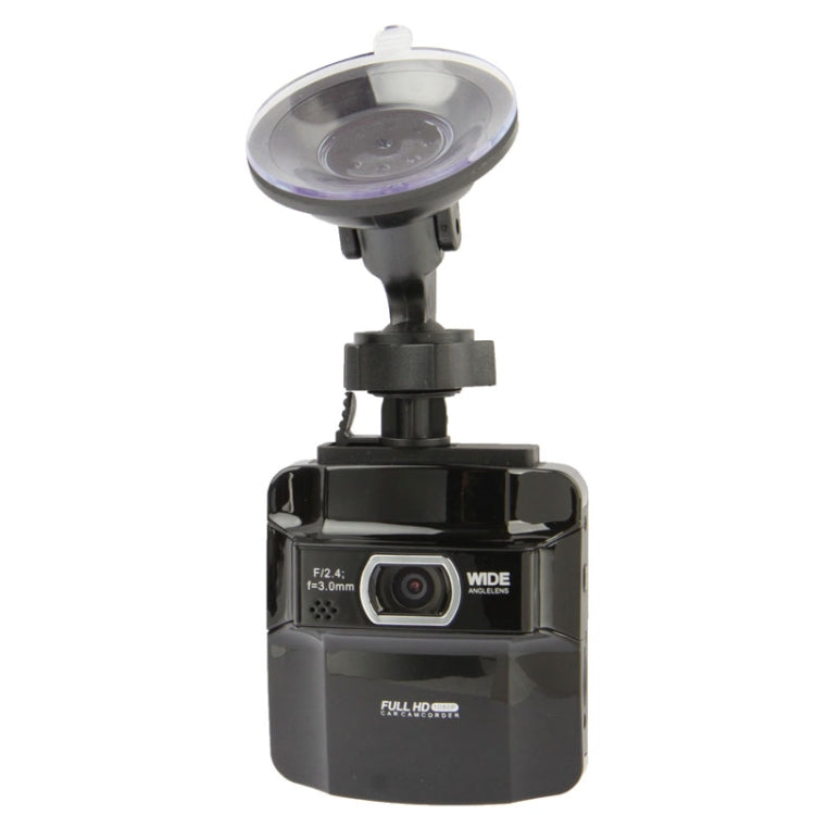 2.4 inch FULL HD 1080P Vehicle DVR, 148 degree viewing angle, Support TF Card, Loop Recording & Motion Detection function (AT650)(Black)