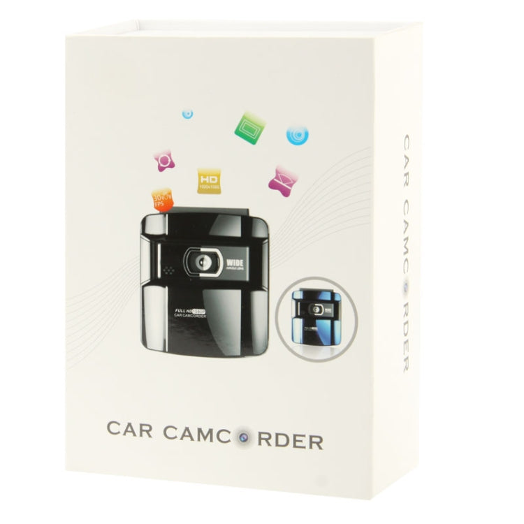 2.4 inch FULL HD 1080P Vehicle DVR, 148 degree viewing angle, Support TF Card, Loop Recording & Motion Detection function (AT650)(Black)