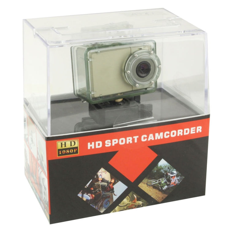 AT81 Full HD 1080P Sport Camcorder with Waterproof Case, 5.0 Mega CMOS Sensor, 30m Waterproof