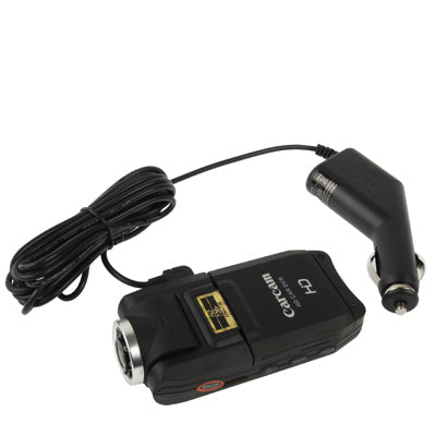 HD 720P 2.0 inch Screen Vehicle DVR, Support 8X Digital Zoom / Night Vision / TF Card / AVI Video Format / 140-degree Ultra Wide View Angle / 270-degree Flip-screen / HDMI Output / Loop Recording(Black)