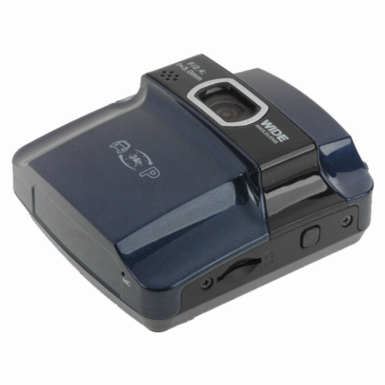 2.4 inch FULL HD 1080P Vehicle DVR, 148 Degree Viewing Angle, Support TF Card, Loop Recording & Motion Detection(Blue)