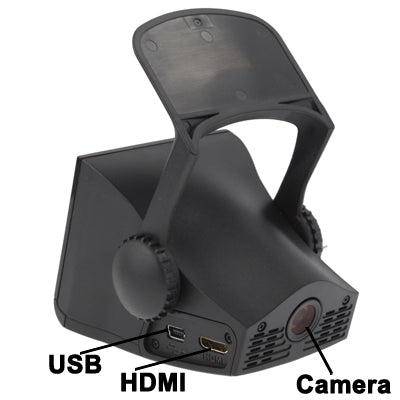 P1 Black, 2.4 inch TFT Screen Full HD 1920x1080P Driving Recorder , Support TF Card / HDMI / USB Output, H2.64 Video format , Wide Angle 100 Degrees(Black)