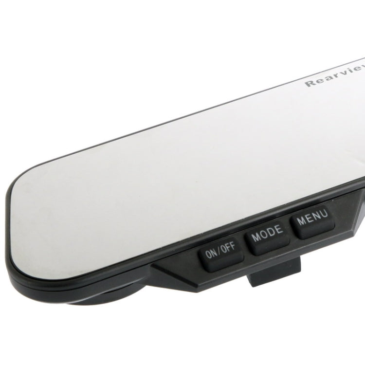 1080P Car Rear View Camera Video Recorder 4.3 inch LCD Screen with Bluetooth Earphone & 4 LED, Support Loop Recording / Night Vision / TF Card / HDMI Output Function, H.264 Video Codec (TKD913)(Black)